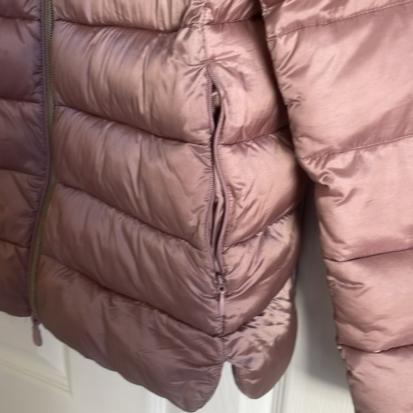 Save The Duck Elsie Short women’s Pink Puffer jacket - Picture 11 of 17